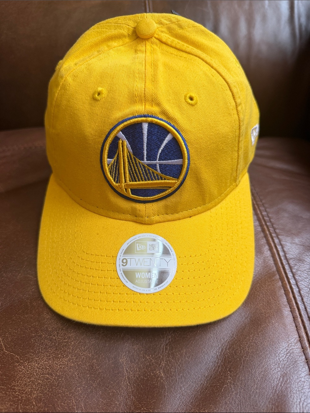 New Era Yellow Golden State Warriors Women's 9TWENTY Cap